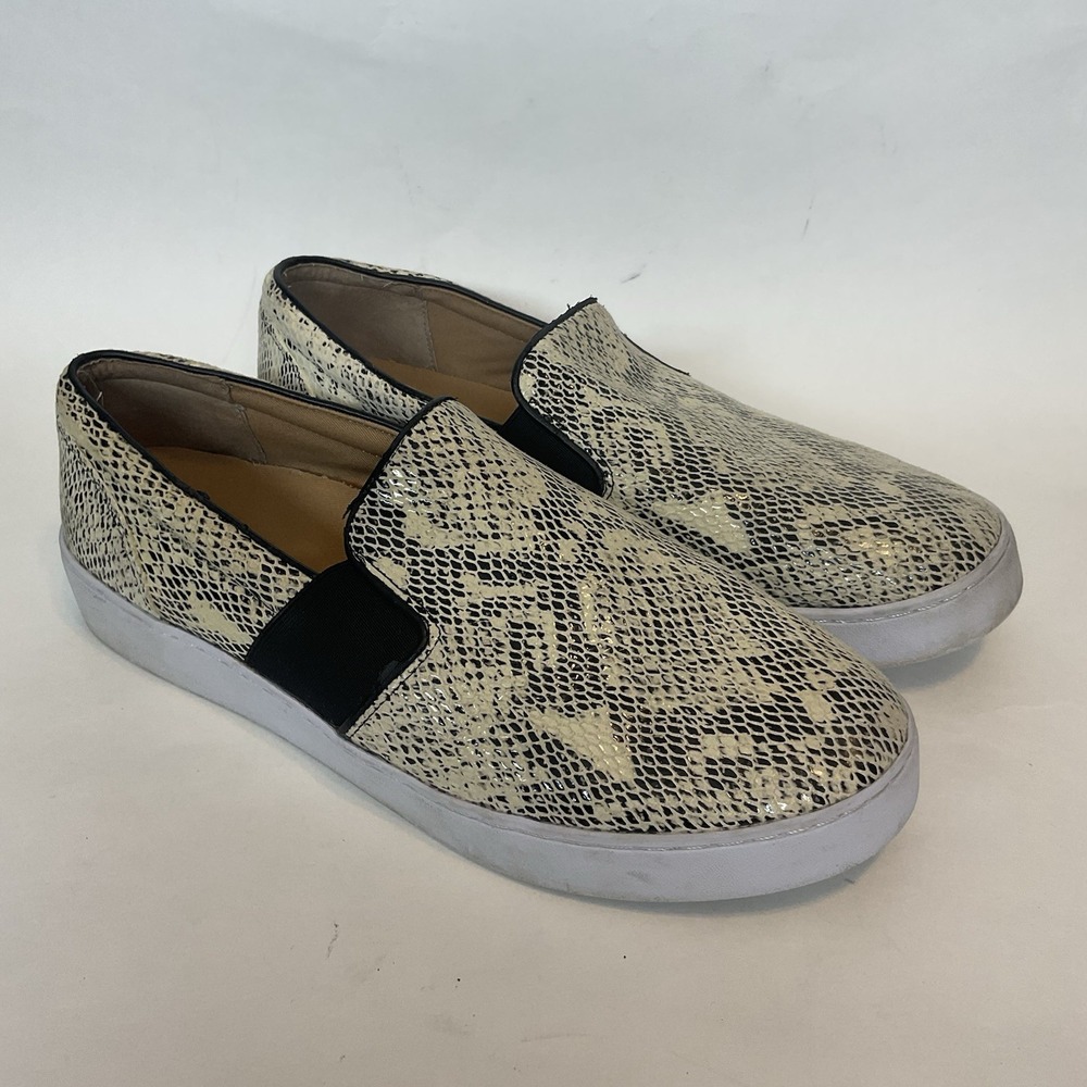 Vionic Women's‎ Size 10 M Demetra Comfort Shoes Slip On Snake Print Leather 5456